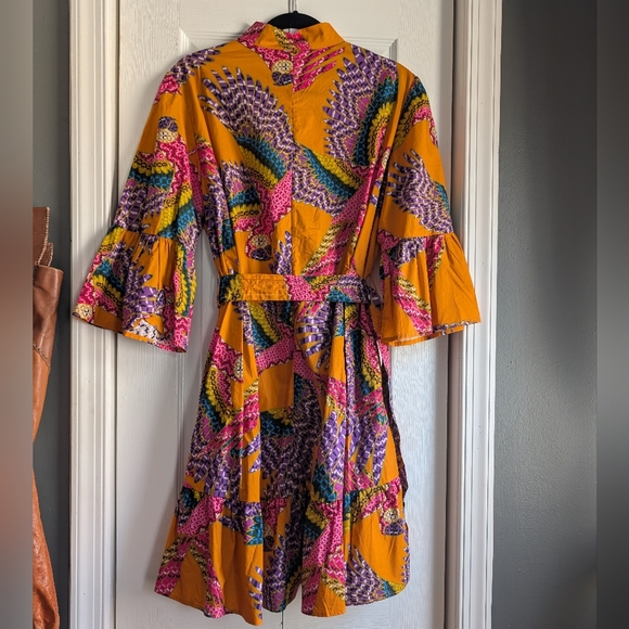 FARM Rio Beaded Macaw Mini Dress XL - Picture 3 of 5